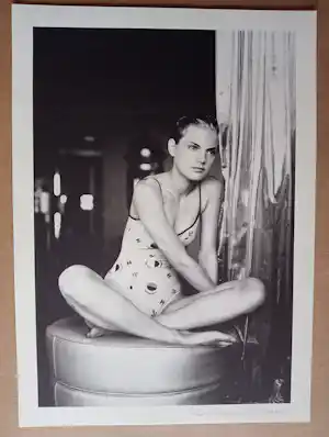 Karl Lagerfeld - Fotolitho Guinevere van Seenus Chanel 1996 kopen? Bied vanaf 50!