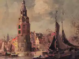 Jan Simon Knikker - Montelbaanstoren Amsterdam kopen? Bied vanaf 250!