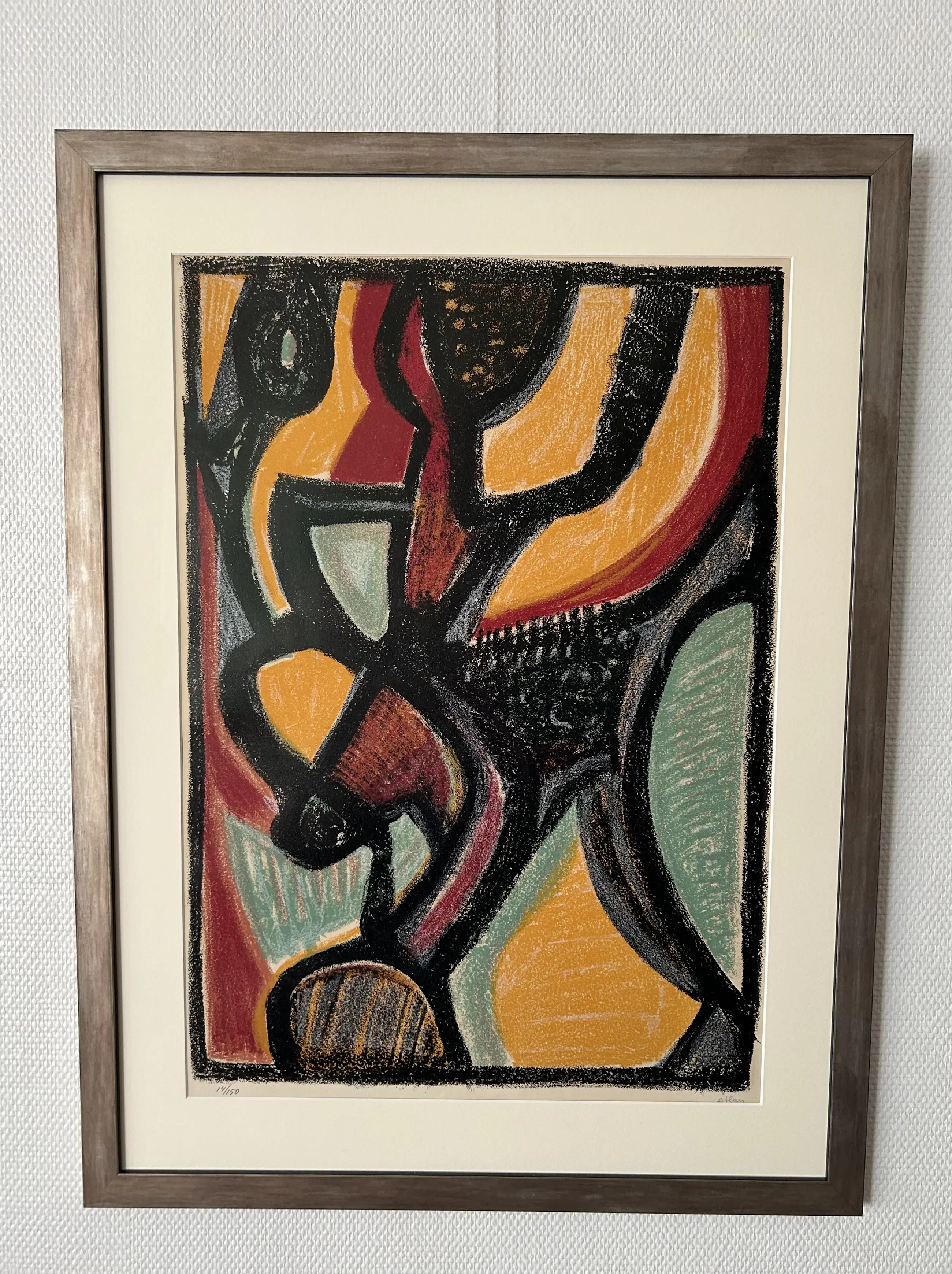 Jean-Michel Atlan、CONPOSITION Composition 1957 - Jean-Michel ATLAN