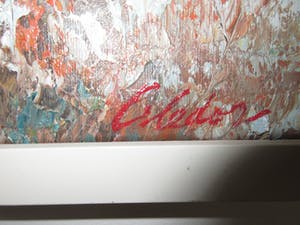 Niet of onleesbaar gesigneerd - Abstract Stadsgezicht kopen? Bied vanaf 1!