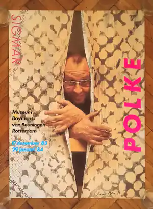 Sigmar Polke - tentoonstellingsaffiche verkocht voor € 20!