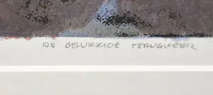 Hans Leyerzapf - zeefdruk De gelukkige terugkeer kopen? Bied vanaf 125!