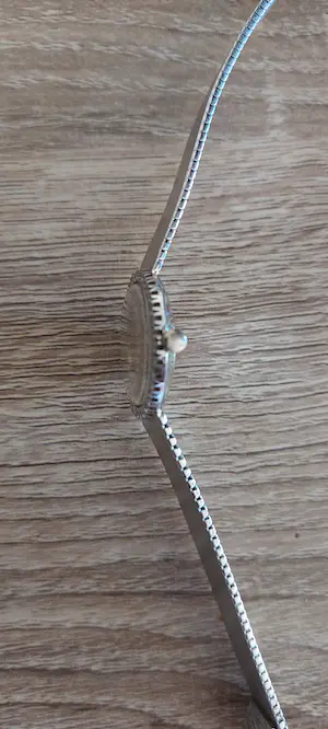 18K Goud - 18kt Witgouden Ebel horloge met 36 briljantjes kopen? Bied vanaf 1350!