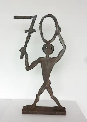 Albrecht Genin - Metalen sculptuur, Figur 70 kopen? Bied vanaf 150!