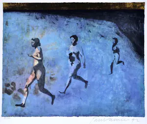 Jan Vanriet - Zeefdruk, Gesigneerd, 47x58 cm, 1992 kopen? Bied vanaf 90!