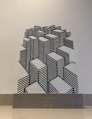 Jeroen Henneman - Twentyfive stacks - 3D beeld verkocht voor € 700!