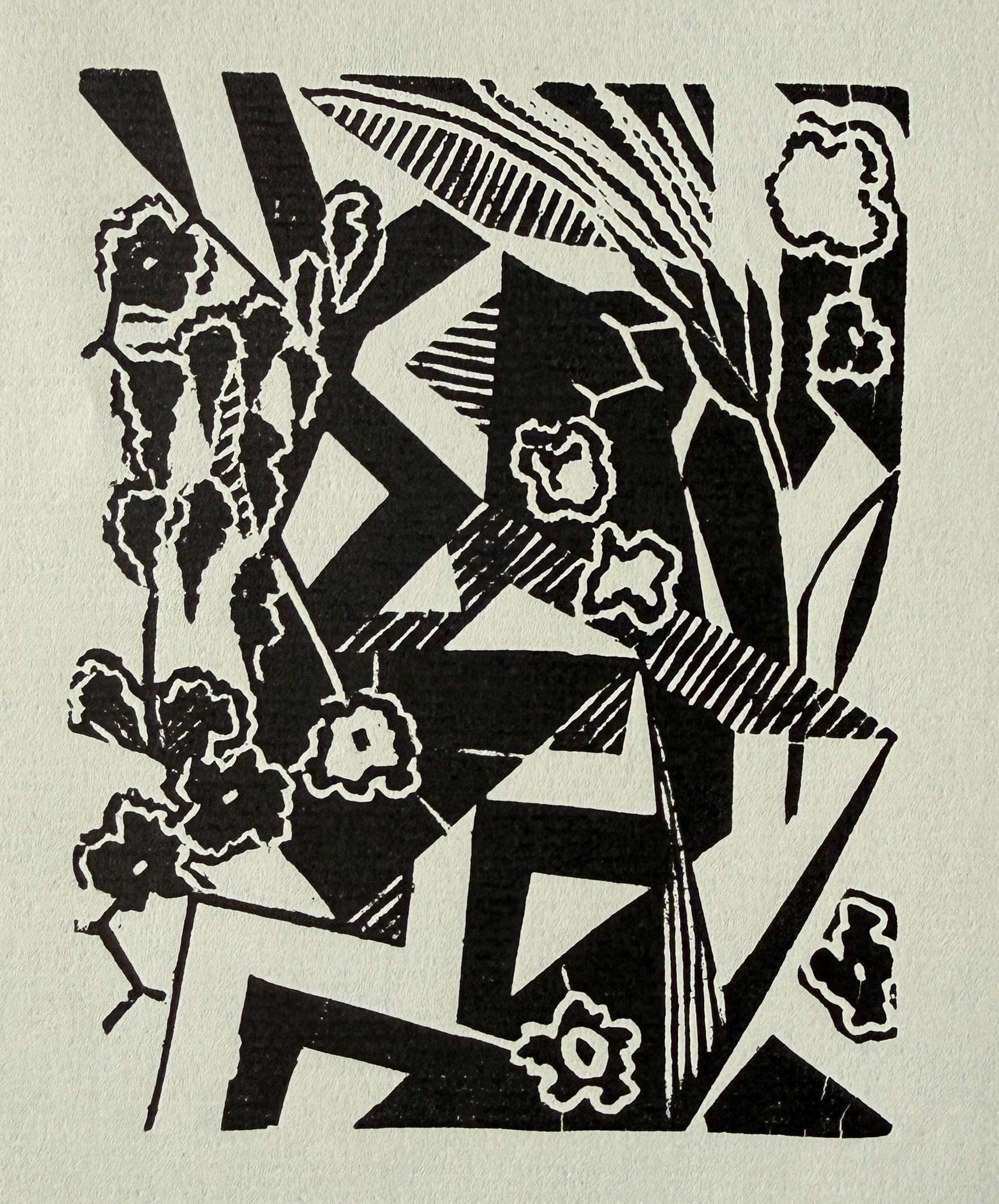 Hannah Höch - Siams Gärten Original-Linolschnitt von 1915 DADA kopen? Bied vanaf 50!