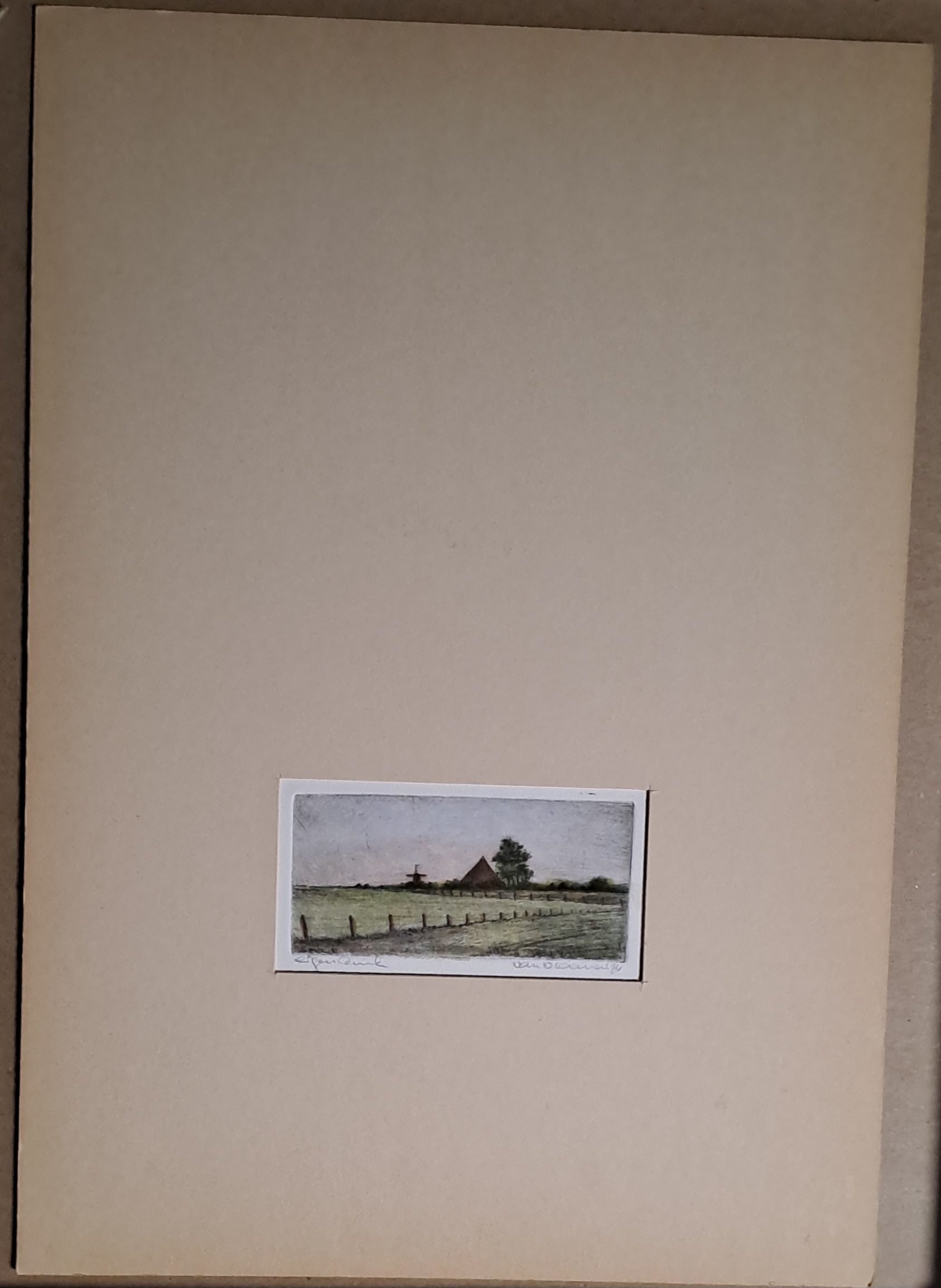 Hans van Draanen - Landschap originele kleurets kopen? Bied vanaf 50!