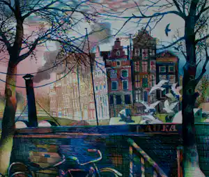 Nicolaas Wijnberg - Litho: Lof van het buiten tekenen - 1979 verkocht voor € 75!