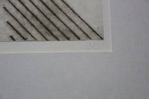 John Wortel - ets: geometrische compositie kopen? Bied vanaf 125!