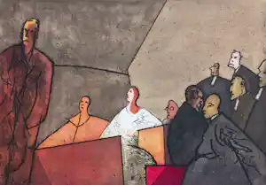 Constant - Het proces, aquatint ets verkocht voor € 895!