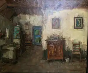 Theodorus van Oorschot - Boereninterieur kopen? Bied vanaf 275!