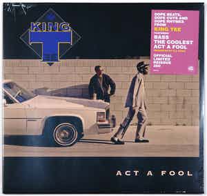 King T - Gelimiteerde re-issue van het album Act a Fool - Op Ultra clear splatter vinyl verkocht voor € 15!