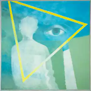 Harry van den Broek - Acryl op doek, Zonder titel - Ingelijst verkocht voor € 40!