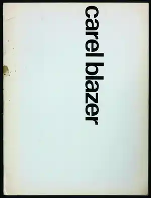 Carel Blazer - Tentoonstellingscatalogus Carel Blazer verkocht voor € 1!