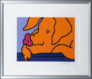 Shunyam - Zeefdruk, Zonder titel - Ingelijst kopen? Bied vanaf 40!
