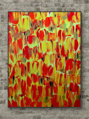 Elva Polyakova - Abstract tulips kopen? Bied vanaf 250!