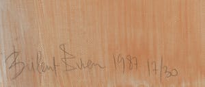 Bulent Evren - Handbewerkte zeefdruk, Abstract figuur kopen? Bied vanaf 1!