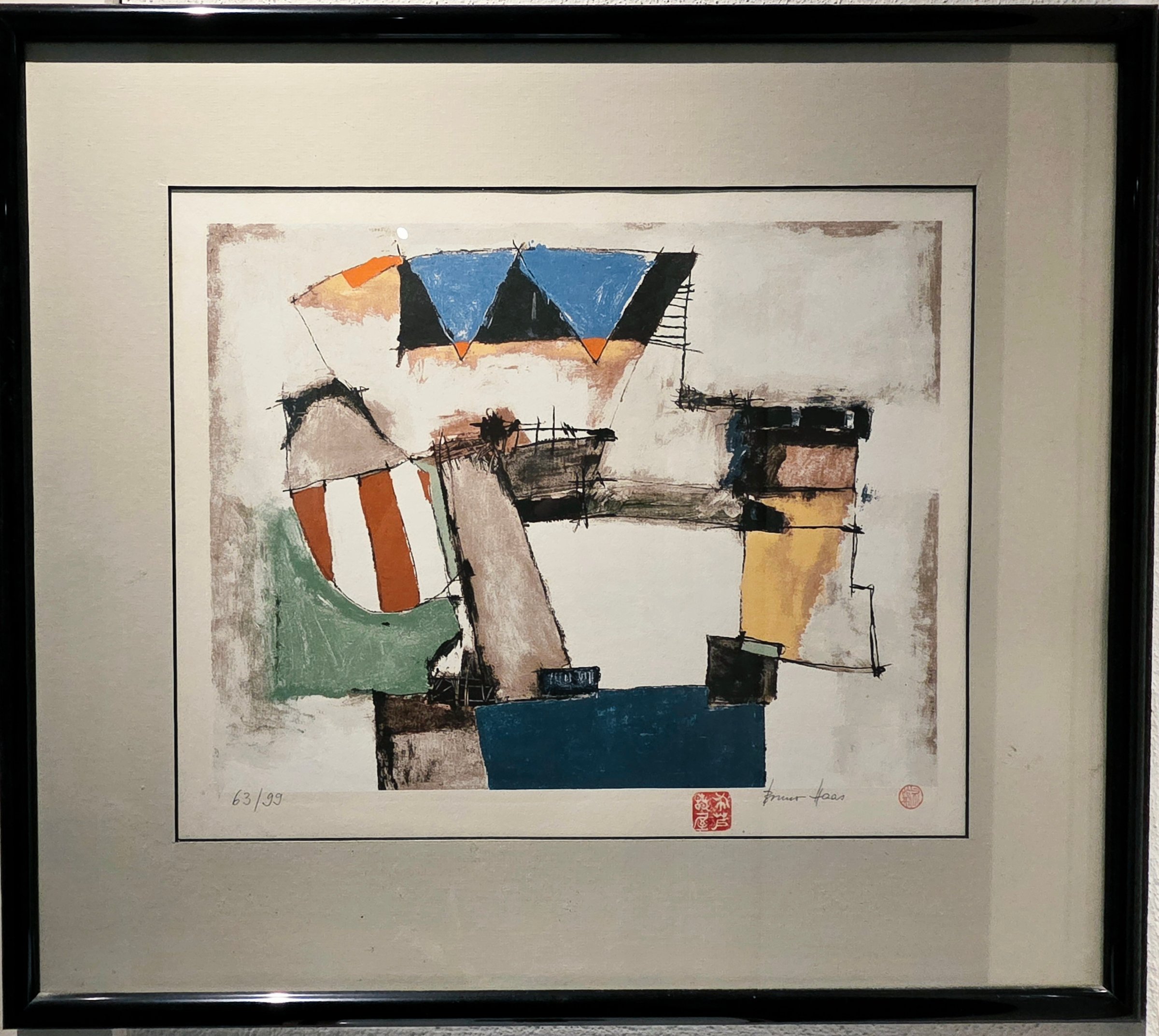 Bruno Haas - Abstract, figuurvoorstelling. kopen? Bied vanaf 250!