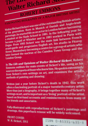 Walter Richard Sickert - oeuvrecatalogus schilderijen (1993) en de biografie (1992) kopen? Bied vanaf 40!