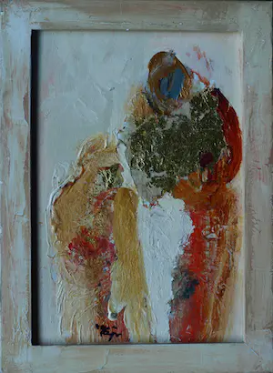 Monica van Rijn - Ingelijst , Gemengde techniek , Soft Glow - 2002 kopen? Bied vanaf 1!