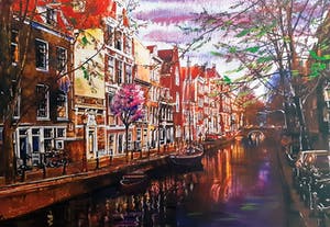 Elena Polyakova - Elena Polyakova - Een gracht in Amsterdam kopen? Bied vanaf 75!