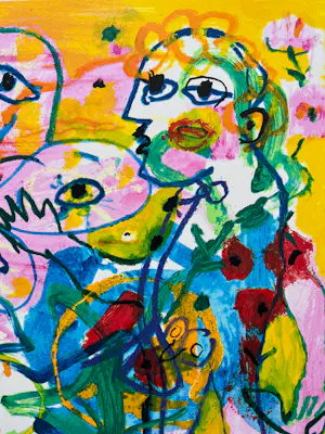 Hans Truijen - handgesigneerde zeefdruk | 'Happy day' | 1993 kopen? Bied vanaf 200!