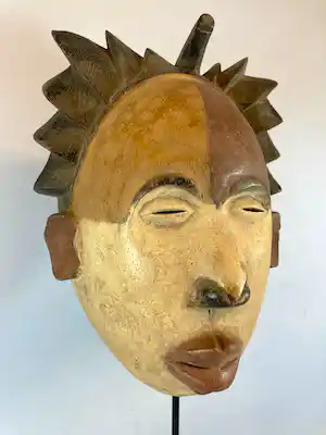 Galoa - 230317 - African Galoa mask - Gabon verkocht voor € 49!