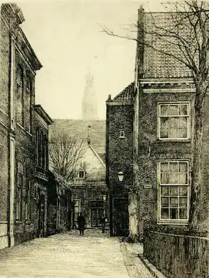 Johannes Josseaud - Prinsenhof Haarlem verkocht voor € 40!