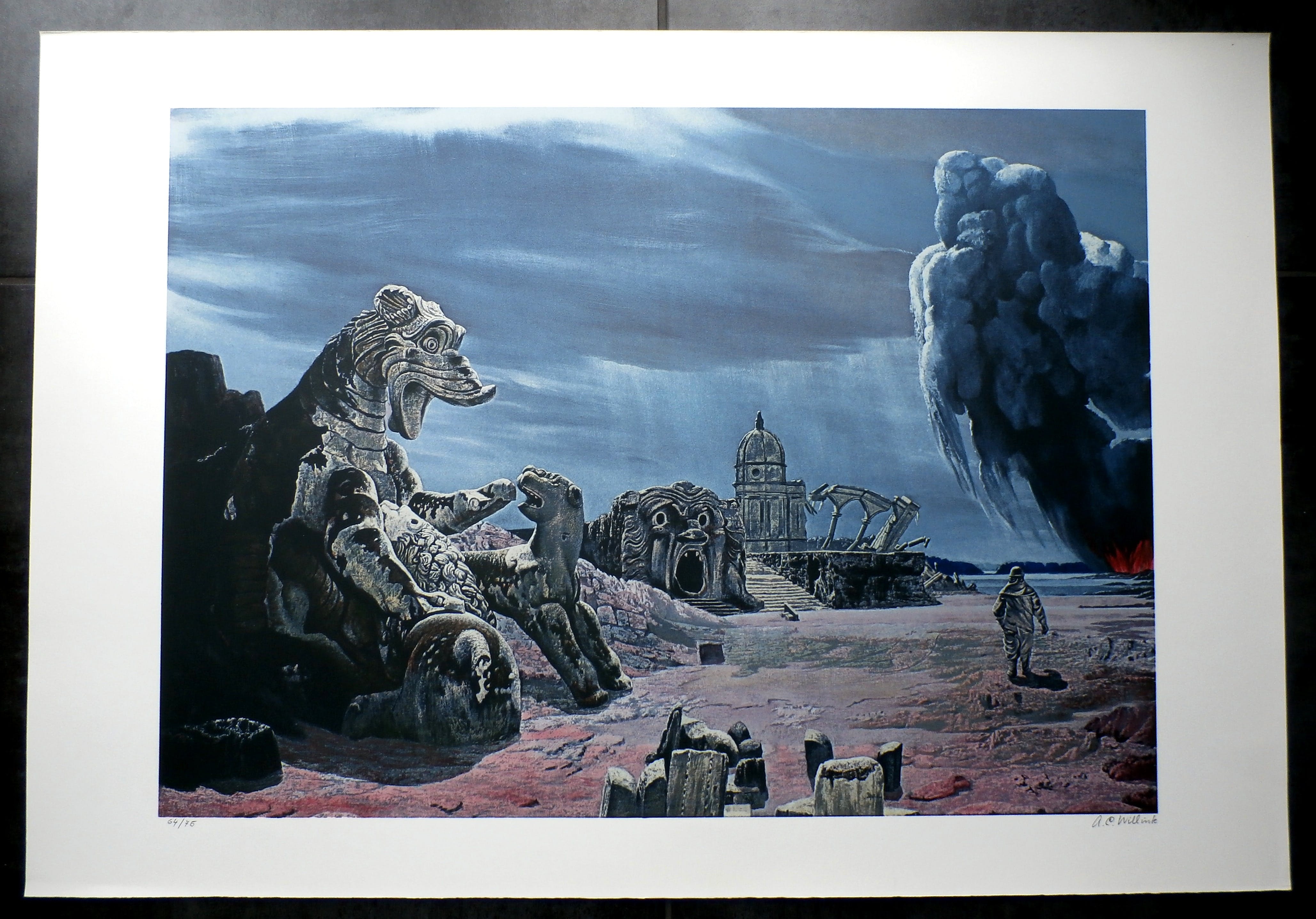 Carel Willink - litho: naar de toekomst -1979 kopen? Bied vanaf 850!