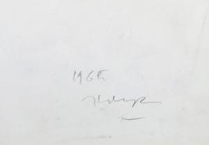Yvan Theys - Houtskool, Compositie met figuur - Ingelijst kopen? Bied vanaf 1!