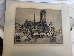 Piet Rackwitsz - stadsgezicht kopen? Bied vanaf 45!