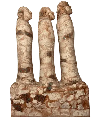 Hubertus Biezemans - drie figuren in rij kopen? Bied vanaf 495!