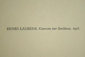 Henri Laurens - Twee Sirenes - 1938 - Originele linosnede - Gemonogrammeerd - Mourlot kopen? Bied vanaf 70!