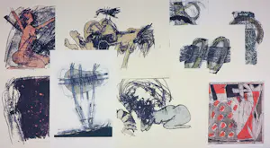 Wim Zurne - Zeefdruk, Lot van 9 grafische werken kopen? Bied vanaf 100!
