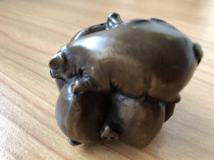 Brons (Onbekend) - Bronzen beeldje van " VARKENS " kopen? Bied vanaf 35!