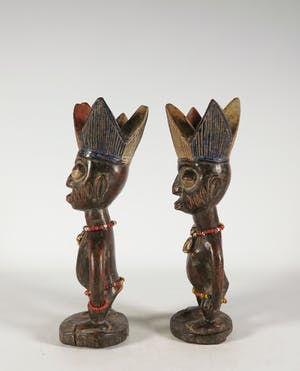 Yoruba - Hout, Ibedji tweeling kopen? Bied vanaf 1!