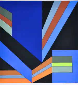 Guy Vandenbranden - Zeefdruk - Gesigneerd - 70x50 cm - 1975 verkocht voor € 220!