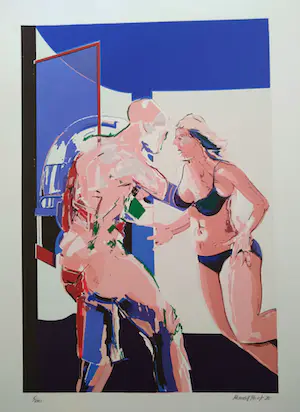 Niet of onleesbaar gesigneerd - Dame in bikini kopen? Bied vanaf 1!