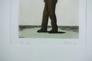 Erlend Steiner Lovisa - (Ingekleurde) Etsen op papier, Pierre - Ingelijst kopen? Bied vanaf 35!