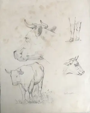 Eugene Joseph Verboeckhoven - Dieren (lot van 8) kopen? Bied vanaf 55!