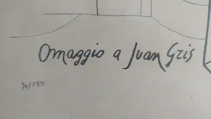 Valerio Adami - Omaggio a Juan Gris kopen? Bied vanaf 80!