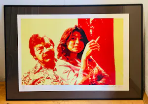 Henk van der Vet - Portret Karel Appel en vrouw met lijst!(loods) kopen? Bied vanaf 145!