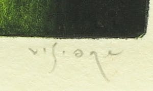Mark Visione - Ets, Sappho - Ingelijst kopen? Bied vanaf 35!
