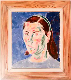 Hubert van Hille - Portret van een jonge vrouw verkocht voor € 850!