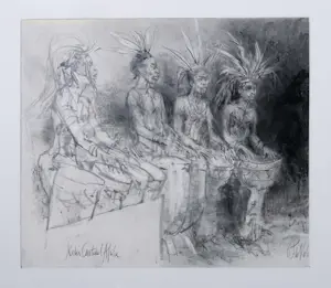 Piet Klaasse - Litho, Lot van 7 werken - Ingelijst kopen? Bied vanaf 100!