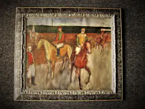 Niet of onleesbaar gesigneerd - GROOT Russisch 1985 - Gouache op papier "Jockeys" gesigneerd kopen? Bied vanaf 1!