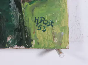 Harmen Klaas Post - Olieverf op hardboard kopen? Bied vanaf 100!