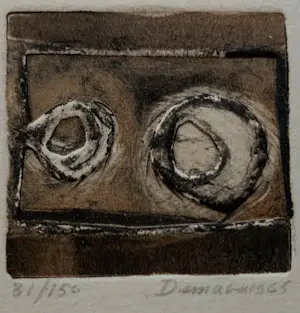 Joseph Demarais - Unbekannt (Abstraktes Werk), 3D Intaglio kopen? Bied vanaf 50!