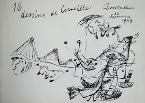 Corneille - Elias Petropolous - "Corps" met 3 originele litho's. kopen? Bied vanaf 145!